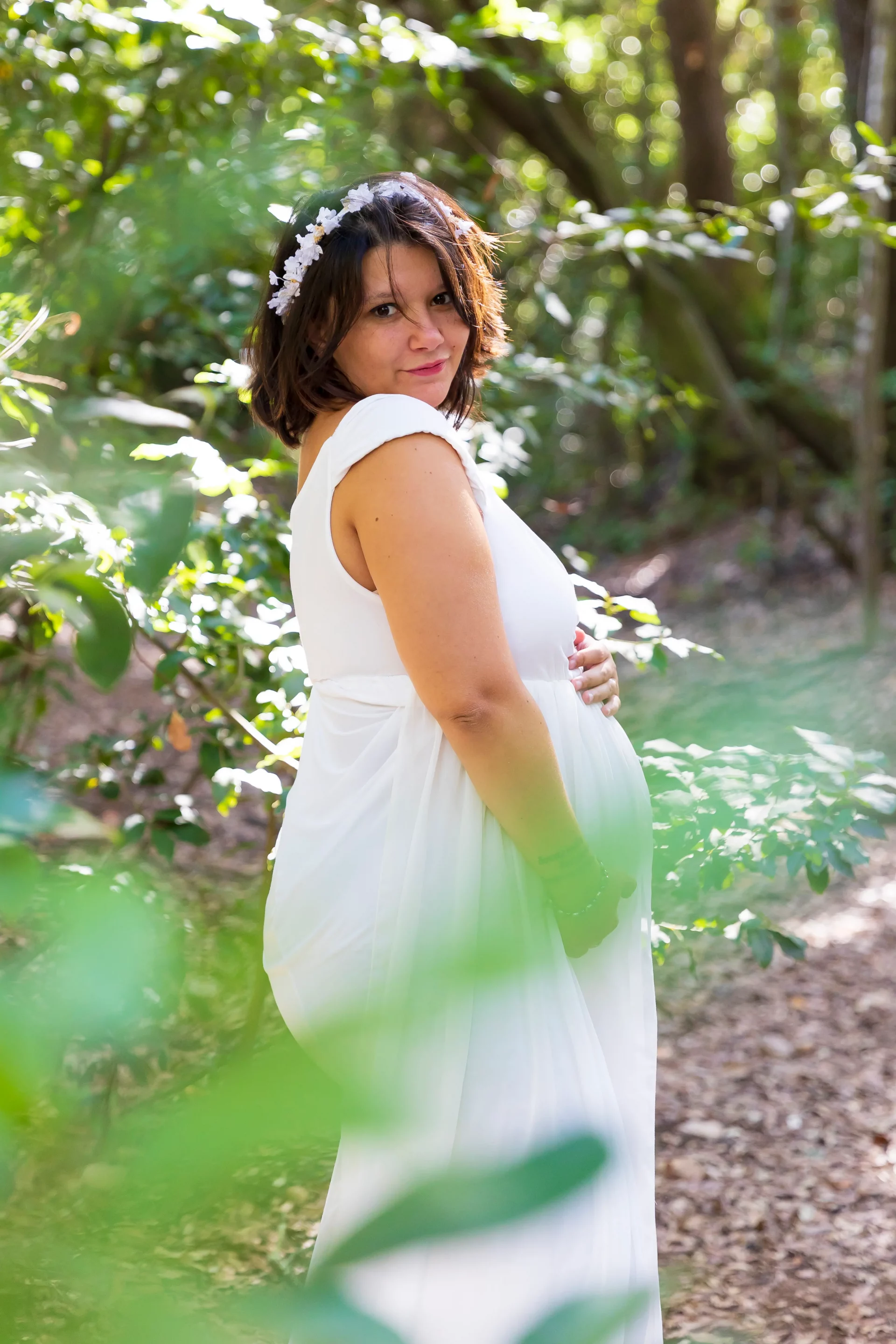 photo de grossesse en extérieur