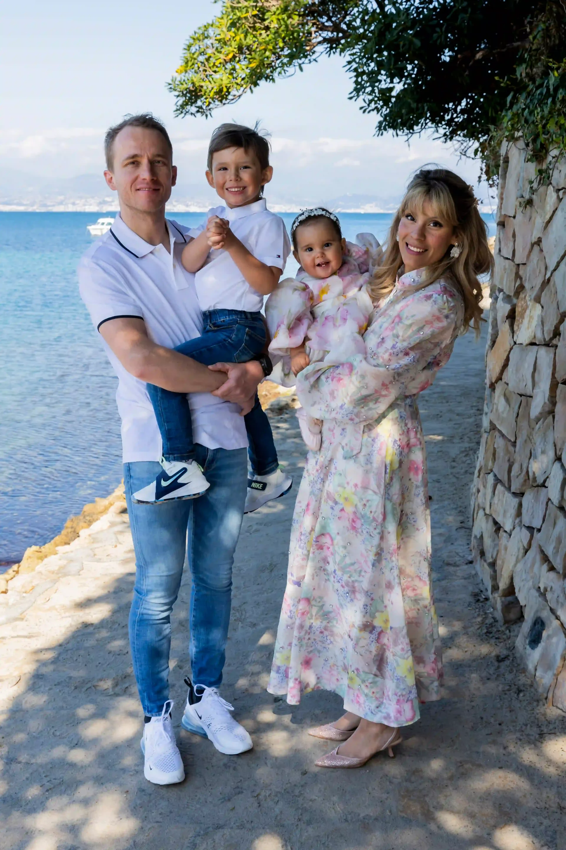 photo de famille au cap d'antibes