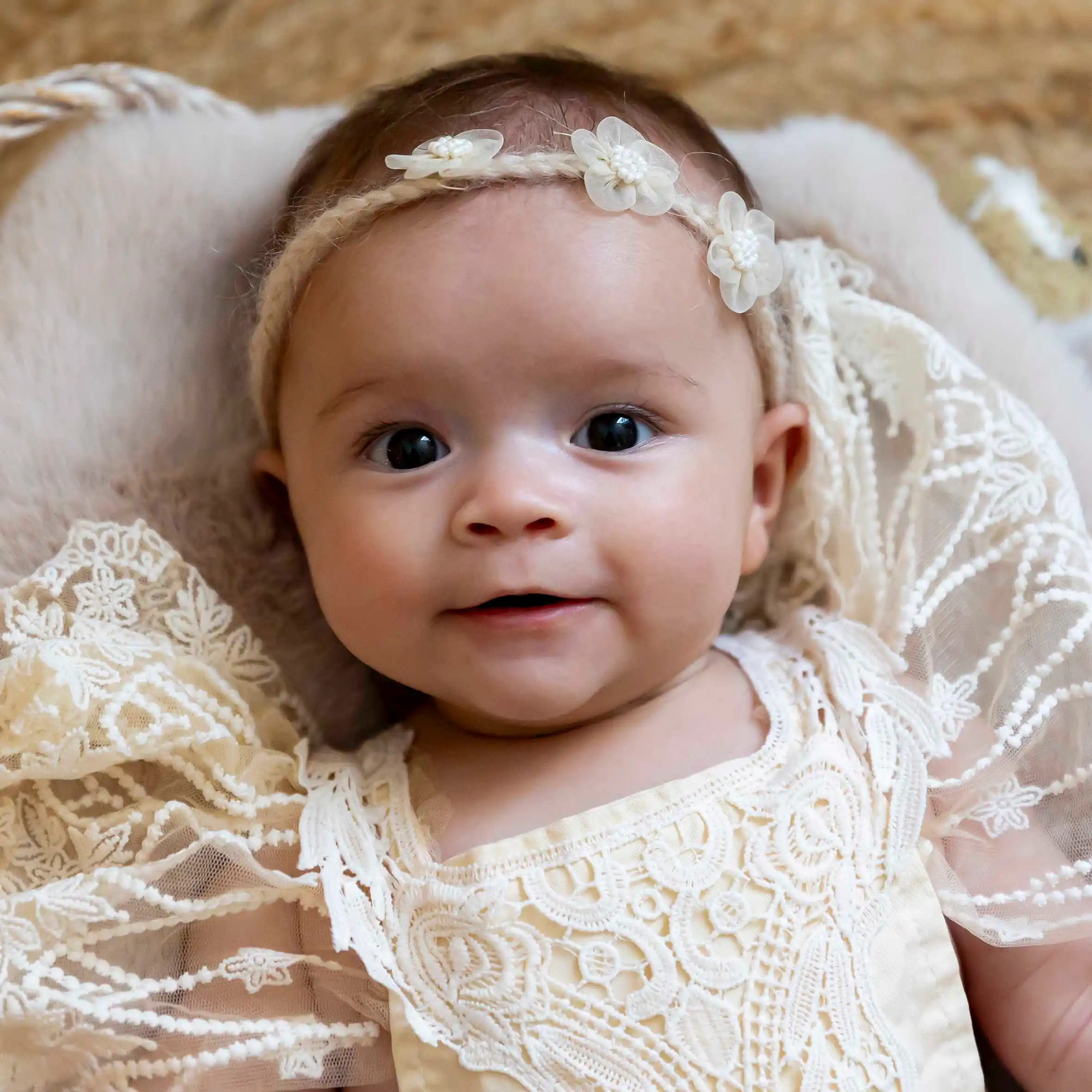 photo de naissance, bébé de 3 mois